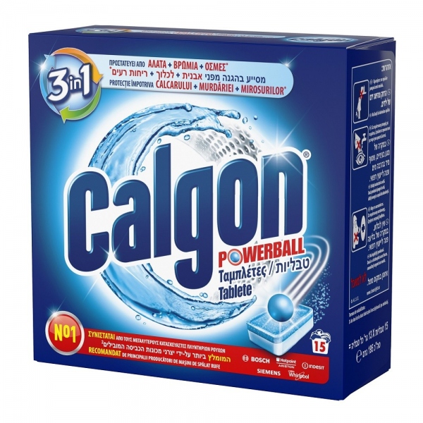Calgon tablete anticalcar 3 in 1 - 15 buc