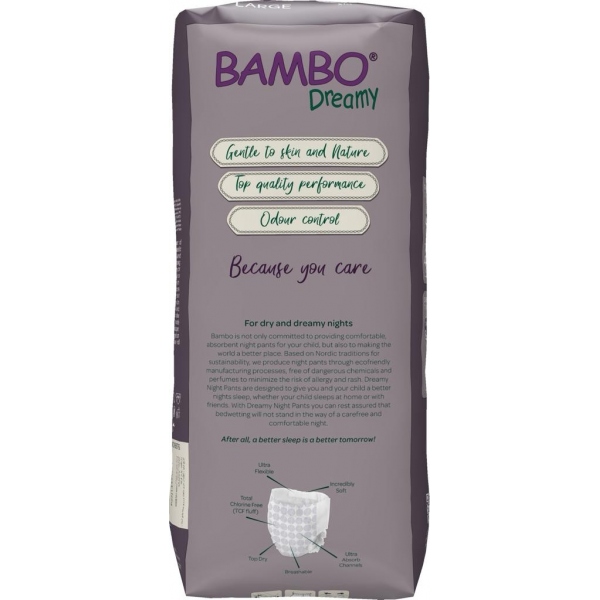 Bambo Dreamy - Scutece fete 8 - 15 ani - 10 buc