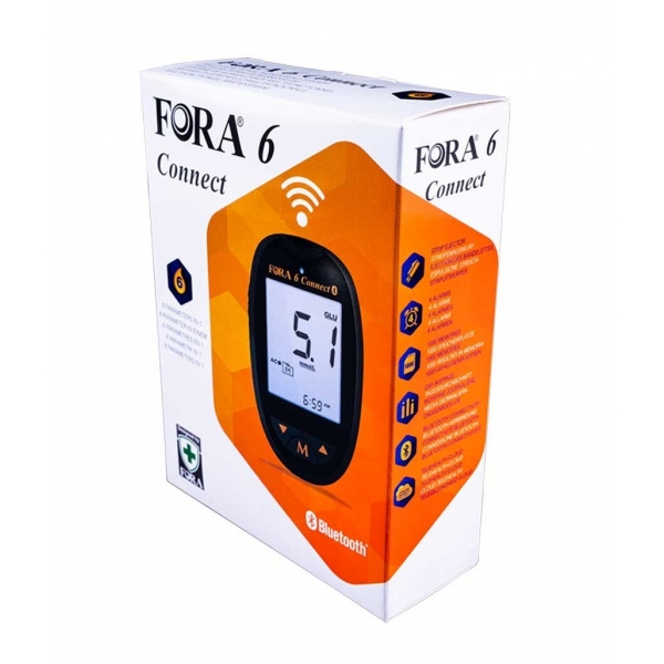 Fora 6 Connect - Glucometru Bluetooth 6 parametri 2
