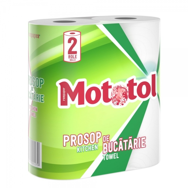 Prosop Bucatarie 2 straturi, 2 role - Mototol - 10.5 m