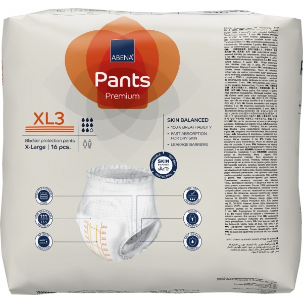 Abena Pants XL3, chilot incontinenta adulti 1400 ml - 16 buc