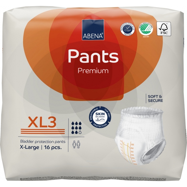 Abena Pants XL3, chilot incontinenta adulti 2600 ml - 16 buc