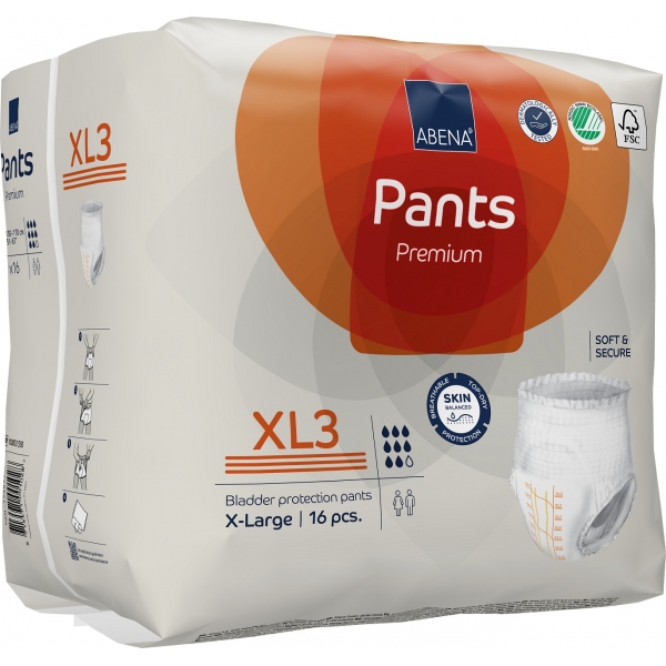Abena Pants XL3, chilot incontinenta adulti 2600 ml - 16 buc