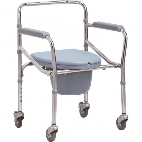 Scaun toaleta cu roti ajustabil pe inaltime - KY696