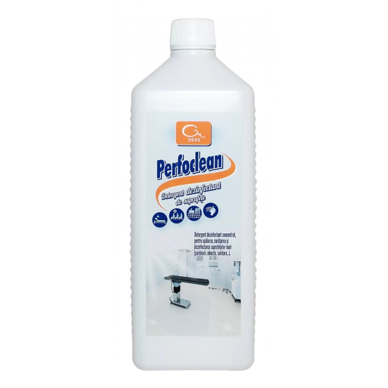 Perfoclean - Detergent dezinfectant suprafete concentrat - 1 litru
