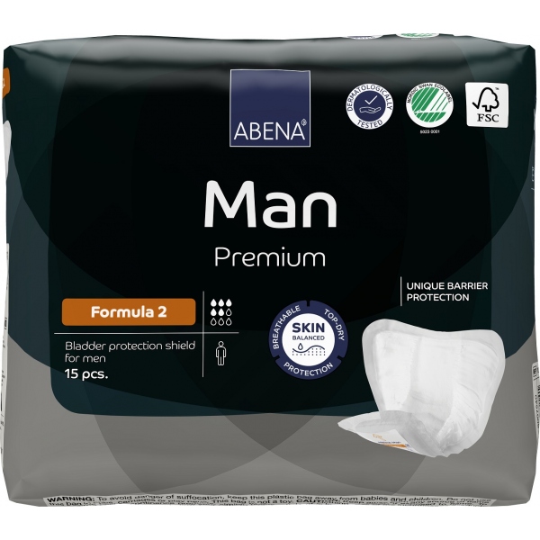 Abena Man - Absorbante incontinenta pentru barbati - 700 ml - 15 buc