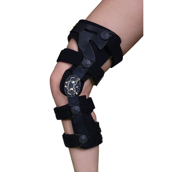 Orteza de genunchi fixa/mobila - cu unghi reglabil si suport dinamic - drept - BRK1014