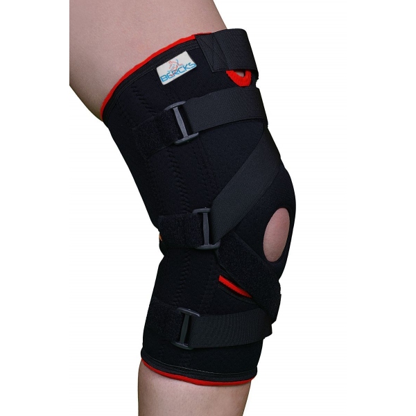 Orteza de genunchi mobila cu insertii laterale si suport pentru ligamente - BRK2109