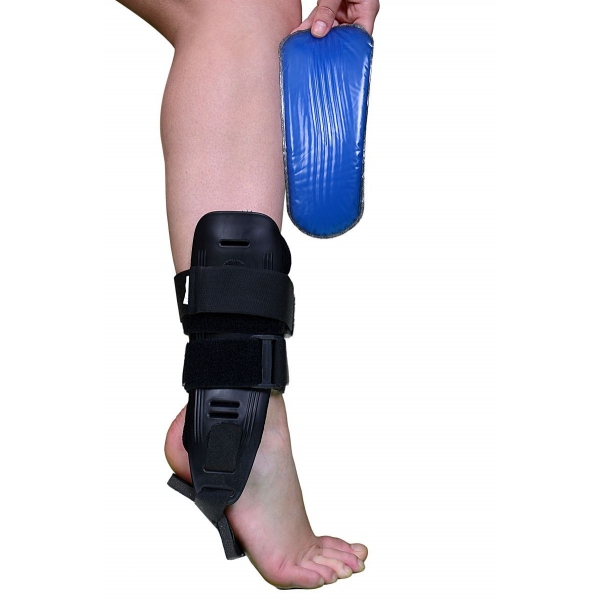 Orteza glezna-picior cu atele laterale fixe si perne cu gel - BRA103