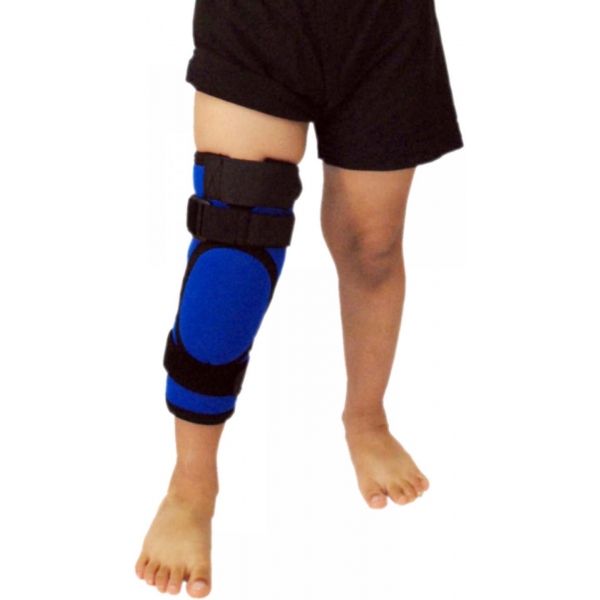 Orteza de genunchi mobila-pentru copii - albastru - BRK1106