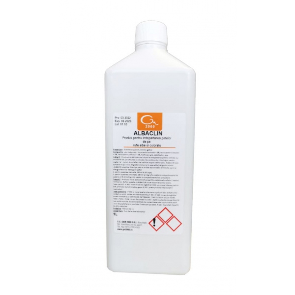 Albaclin - Detergent rufe pentru scoaterea petelor - 1 litru