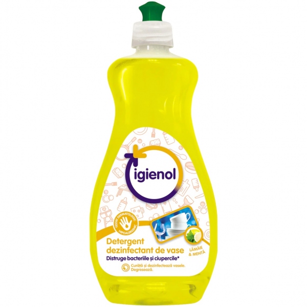 Igienol - Detergent dezinfectant de vase - Lamaie si menta - 500 ml