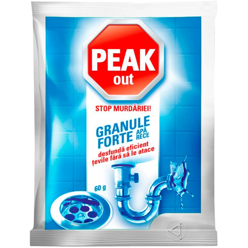 Peak Out - Granule Forte desfundat tevi cu apa rece - 60 gr