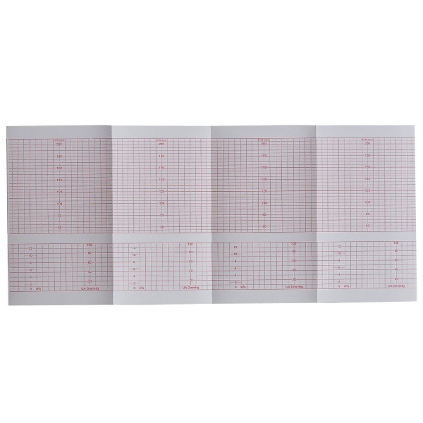 Hartie EKG la blat - 152 x 90 mm x 150 file caroiata