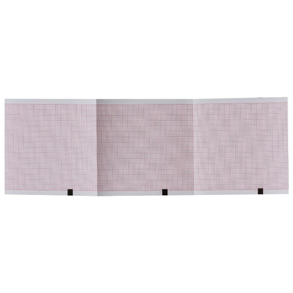 Hartie EKG la blat - 110 x 100 mm x 150 file caroiata 2