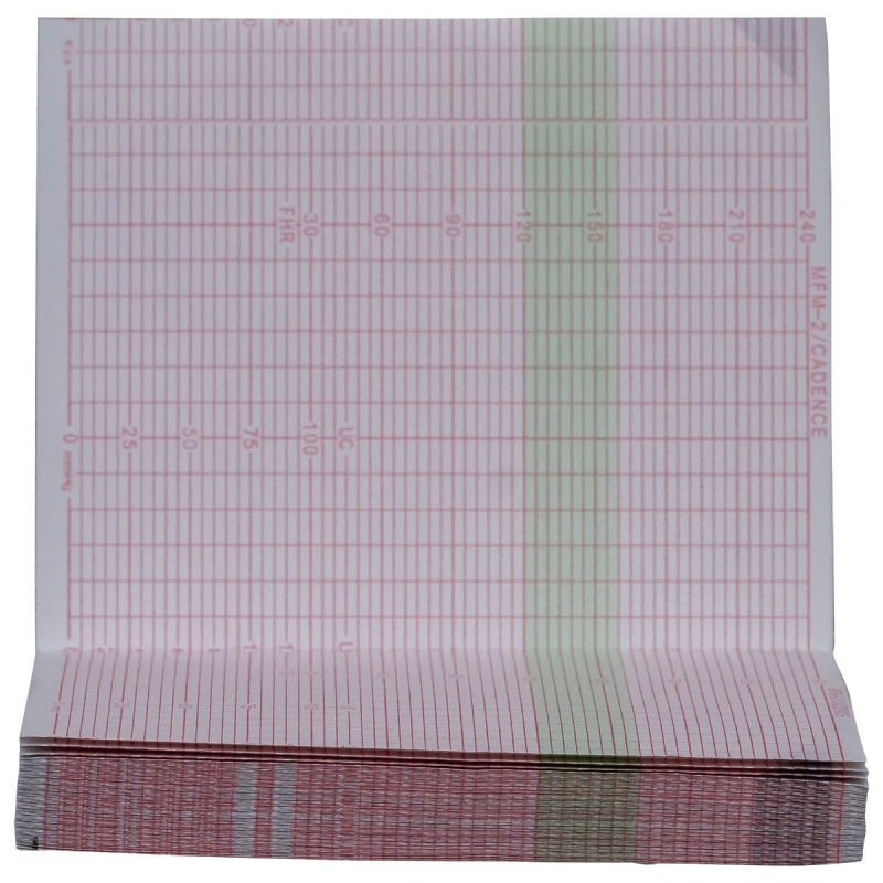 Hartie EKG la blat - 112 x 90 mm x 150 file caroiata