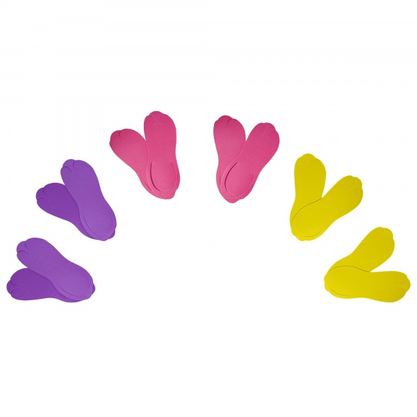 Papuci SPA interdegeti colorati unisex - 12 perechi