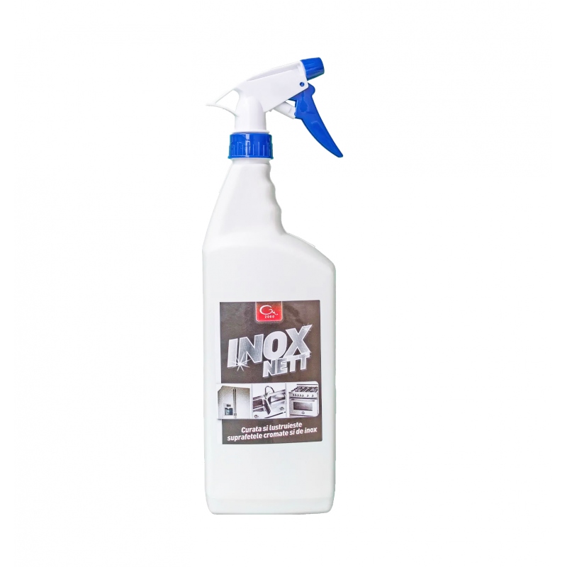 Inox Nett - Solutie pentru suprafete cromate si inox - 500 ml