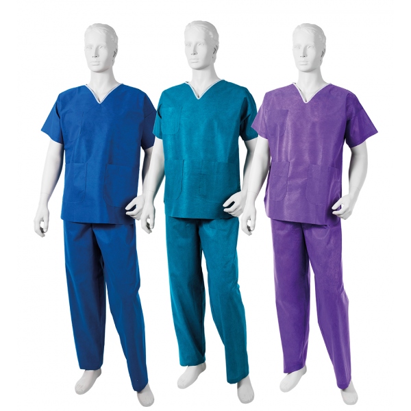 Set pijama chirurgicala UF - Albastru