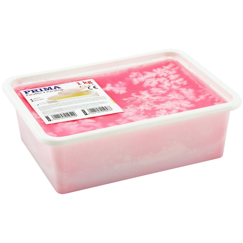 Parafina roz cu aroma de piersici - 1 kg