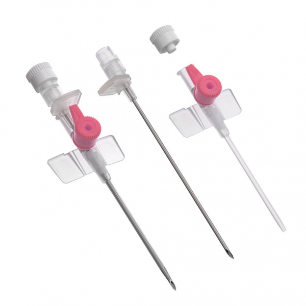 Branule cu valva - ROZ - 20G - 100 buc 2