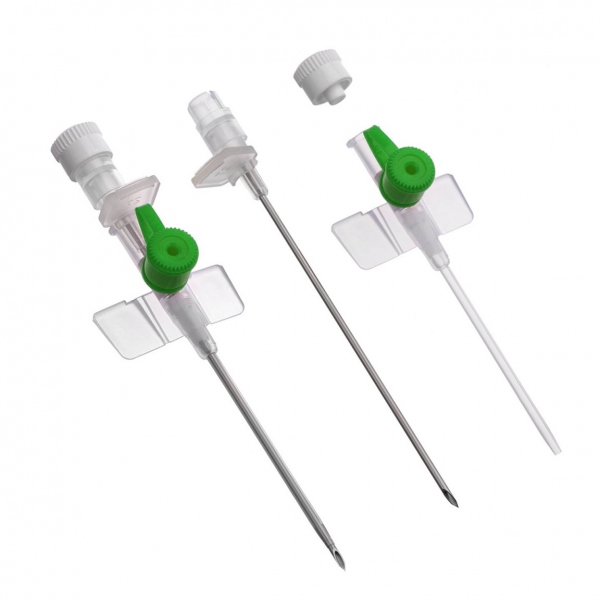 Branule cu valva - VERZI - 18G - 100 buc 2