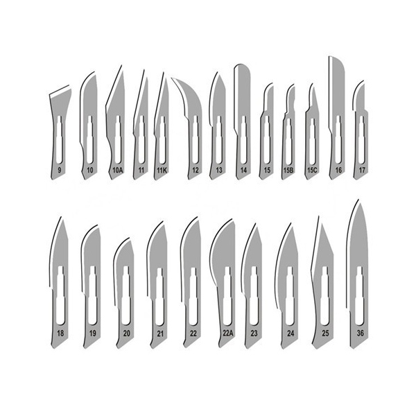 Lame bisturiu - Nr. 22 - 100 buc 2
