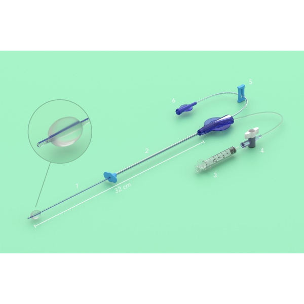 Cateter histerosalpingografie Softinjector - 5 FR