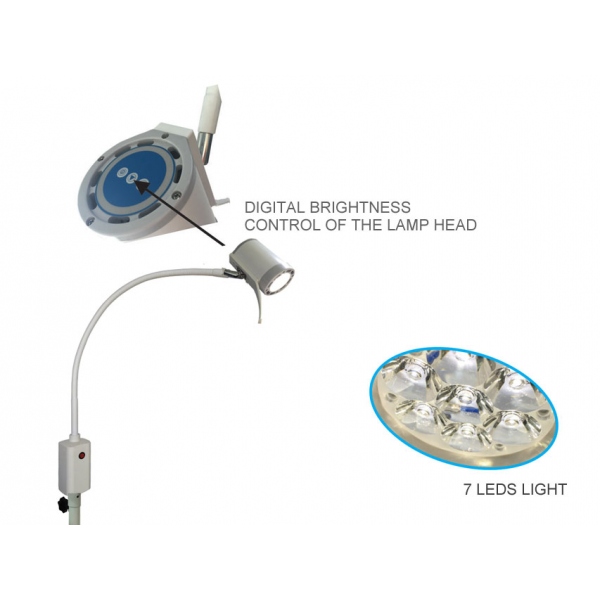 Lampa examinare Gima Hyridia 7 LED-10W